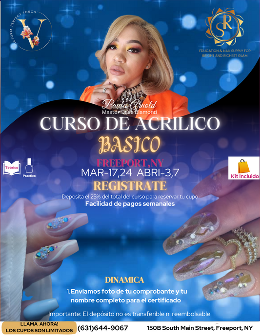 Curso intensivo de acrílico
